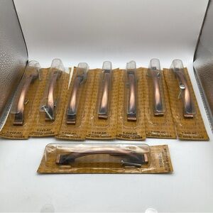 Amerock Cabinet Pull Antique Copper T-245-AC Set of 8 New